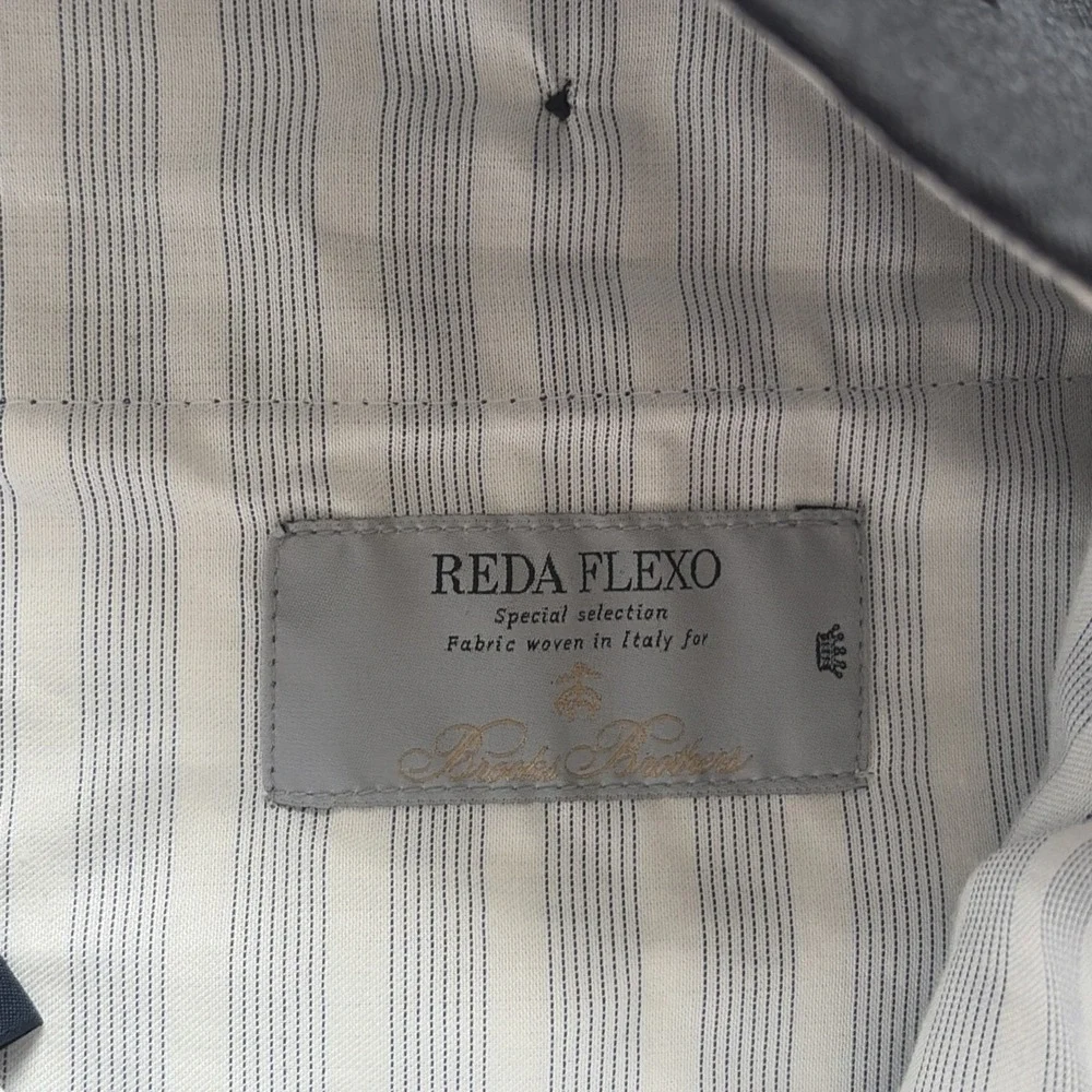Brooks Brothers BrooksFlex Regent Fit Wool Dress Pants 40x30 Gray Reda Exclusive